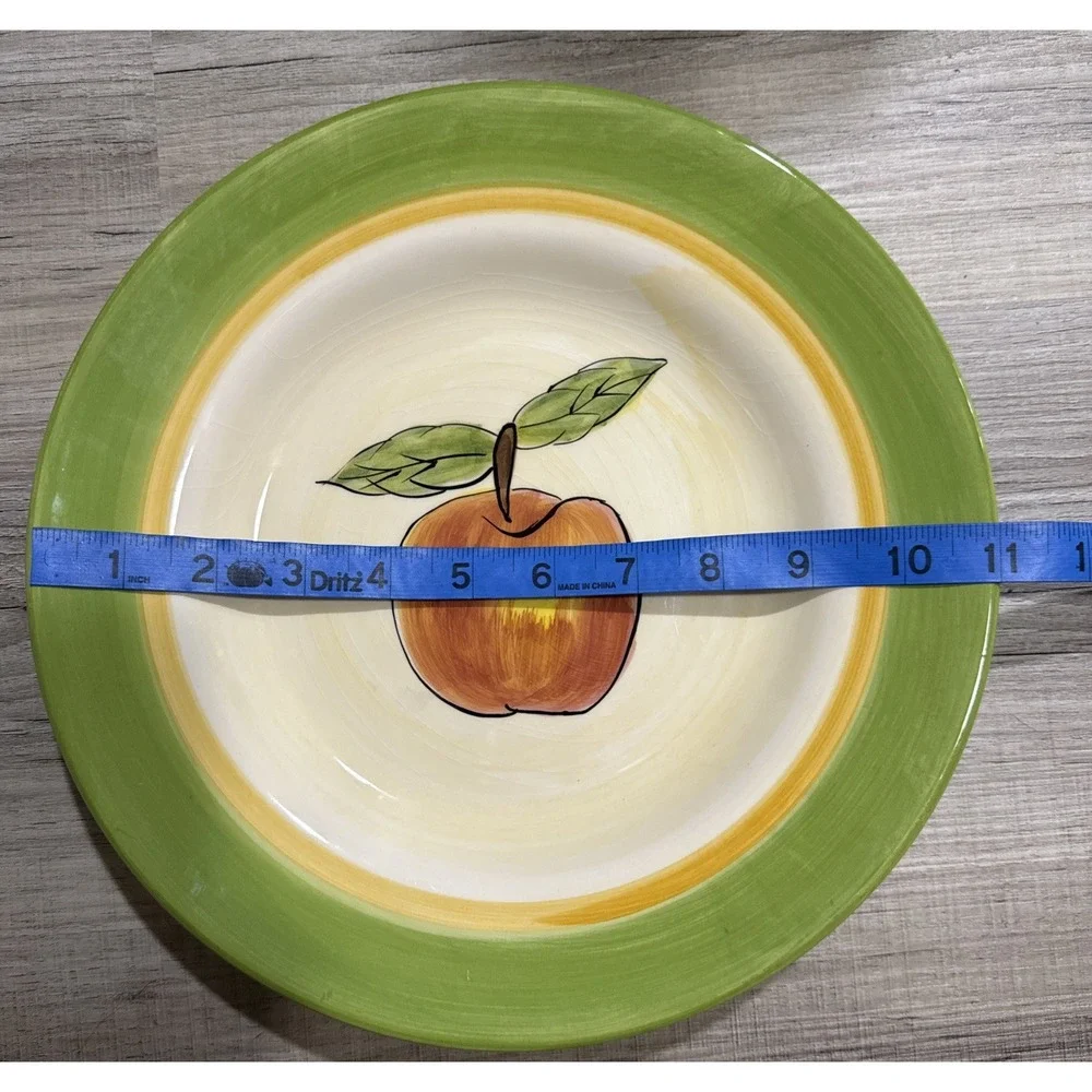 Vintage Tabletops Gallery Apple Design Hand Painted Plate 11